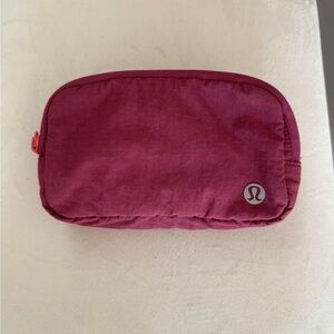 Lululemon Berry Zipper Pouch